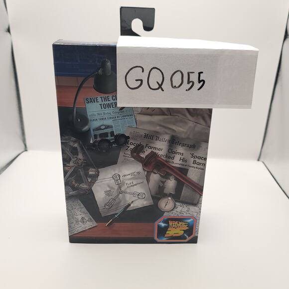 Back To The Future Ultimate Doc Brown Action Figure New In Box NECA Reel Toys - Picture 7 of 7